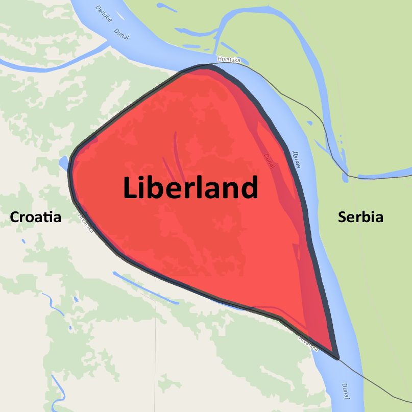 Liberland map